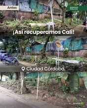 Ciudad Córdoba recupera un espacio digno gracias a la intervención de los Promotores ‘Mi Cali Bella’