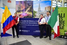 Alcalde Alejandro Eder recibió el primer vuelo Ciudad de México - Cali: Esta ruta nos conecta con el mundo