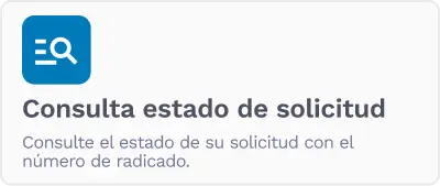 Consulta el estado de la solicitud