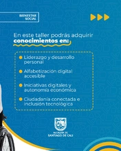 Herramientas para eliminar barreras: Alcaldía de Cali abre convocatoria en alfabetización digital para población con discapacidad