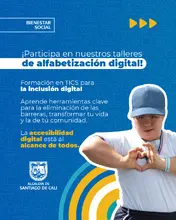 Herramientas para eliminar barreras: Alcaldía de Cali abre convocatoria en alfabetización digital para población con discapacidad
