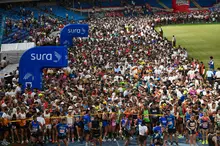 Cali conquistó a los corredores extranjeros: alegría, rumba y sabor en la ‘Media Maratón 2025’