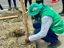 Promotores ‘Mi Cali Bella’ intervienen punto crítico en la Comuna 15 y  recuperan espacio público