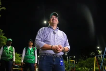 Cali se renueva con luz: parque Los Robles ya cuenta con iluminación led