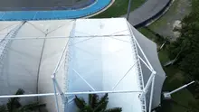 El Patinódromo Mundialista Luz Mery Tristán estrena lona y espera el  cambio de luminarias