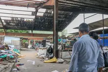 116 comerciantes se trasladan a la carpa para permitir la remodelación de la Plaza de Siloé