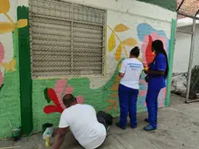 La Secretaría de Educación embellece instituciones educativas en el marco del cumpleaños 489 de Cali