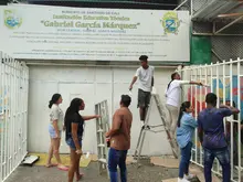 La Secretaría de Educación embellece instituciones educativas en el marco del cumpleaños 489 de Cali