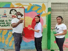 La Secretaría de Educación embellece instituciones educativas en el marco del cumpleaños 489 de Cali