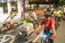 Por su cumpleaños 489, Cali rodó de noche con un exitoso ‘Bicipaseo’ 