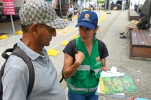 La ‘Mochila Forestal’ llegó al Bulevar del Río para hacer pedagogía  sobre la fauna urbana de Cali