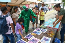 La ‘Mochila Forestal’ llegó al Bulevar del Río para hacer pedagogía  sobre la fauna urbana de Cali