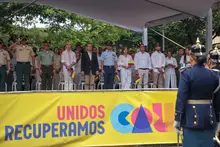 Con patriotismo puro, los caleños acompañaron a la Fuerza  Pública en el Desfile de la Independencia