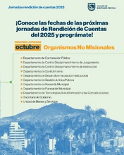 Rendición de Cuentas 2025: ¡conoce y participa en los encuentros del segundo semestre!