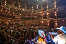 Con más de 2000 asistente, el Festival Petronio Álvarez llenó el Teatro Mayor Julio Mario Santo Domingo en Bogotá