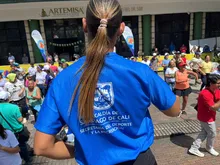 Al ritmo de aerorrumba en la Plaza de Cayzedo, Cali celebró sus 489 años