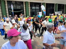 Al ritmo de aerorrumba en la Plaza de Cayzedo, Cali celebró sus 489 años