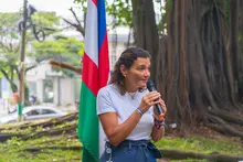 300 plantas que embellecen un parque en San Fernando: el regalo de la Clínica Imbanaco para Cali en su cumpleaños