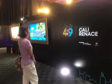  Mappings ubicados en lugares simbólicos de Cali causan una grata experiencia en periodistas de la ciudad