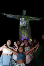 Con expectativa, alegria y en familia, asi fue el domingo de mapping en Cristo Rey