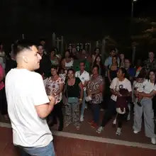 Con expectativa, alegria y en familia, asi fue el domingo de mapping en Cristo Rey