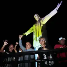 Con expectativa, alegria y en familia, asi fue el domingo de mapping en Cristo Rey