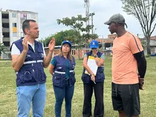 Secretaría de Vivienda transformará una cancha en el barrio Los Lagos