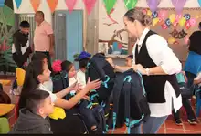Secretaría de Educación entregó kits escolares en la Institución Educativa Rural Los Andes