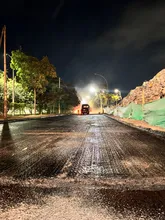¡De noche y sin pausa! Alcaldía Eder recupera la carrera 50 entre calles 25 y 54, a un costado de La Escombrera