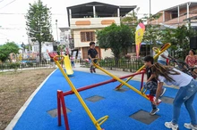 De espacio abandonado a lugar de encuentro y disfrute: comunidad de Calipso celebra entrega de dos parques renovados