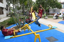 De espacio abandonado a lugar de encuentro y disfrute: comunidad de Calipso celebra entrega de dos parques renovados
