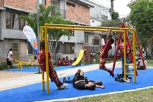 De espacio abandonado a lugar de encuentro y disfrute: comunidad de Calipso celebra entrega de dos parques renovados