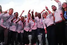 Con alcalde a bordo, Cali recibió a los campeones de ‘Juegos Departamentales y Para-Departamentales del Valle del Cauca 2025’