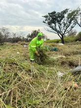 Punto crítico de residuos en Prados del Norte fue intervenido por la  Alcaldía Eder tras años de abandono