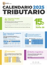 Calendario tributario 2025 - Actualizado al 6 de agosto de 2025