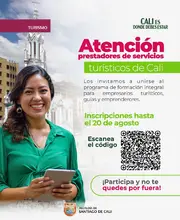 Secretaría de Turismo de Cali y Funades abren convocatoria de formación para prestadores de servicios turísticos: así pueden inscribirse
