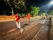 Secretaría de Infraestructura recupera vías, bordillos y andenes aledaños a la Ciudadela Petronio Álvarez