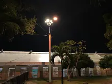 Nuevos postes translúcidos en fibra de vidrio, un atractivo en el Festival ‘Petronio Álvarez 2025’