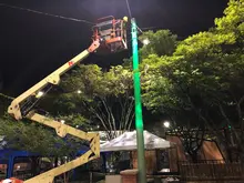 Nuevos postes translúcidos en fibra de vidrio, un atractivo en el Festival ‘Petronio Álvarez 2025’