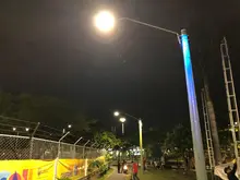 Nuevos postes translúcidos en fibra de vidrio, un atractivo en el Festival ‘Petronio Álvarez 2025’
