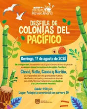 26 municipios marchan al ritmo de su cultura en el Desfile de Colonias del Pacífico
