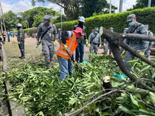 La Administración Distrital trabaja sin descanso en la recuperación de la zona afectada por ataque terrorista en inmediaciones de la Base Área