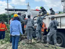 La Administración Distrital trabaja sin descanso en la recuperación de la zona afectada por ataque terrorista en inmediaciones de la Base Área