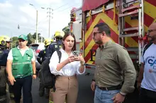 La Administración Distrital trabaja sin descanso en la recuperación de la zona afectada por ataque terrorista en inmediaciones de la Base Área