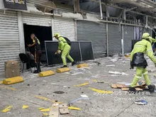 Tras atentado en la Base Aérea, labores de limpieza se extienden por más de ocho horas bajo directriz del alcalde Alejandro Eder