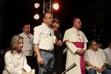 Alcalde Alejandro Eder lideró la ‘Ceremonia de la Luz’ en honor a las víctimas y en rechazo al terrorismo