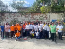 Estudiantes, docentes y comunidad se unen para embellecer la I.E. Técnico Industrial Pedro Antonio Molina en su aniversario 47