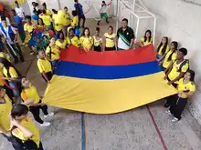 La Institución Educativa Santa Rosa dio inicio a sus Olimpiadas con una gran caminata de integración