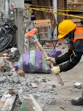 El miedo no nos detiene: Secretaría de Infraestructura recupera vías y andenes sobre la carrera 8, frente a la Base Aérea 