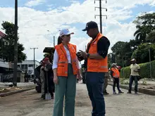 El miedo no nos detiene: Secretaría de Infraestructura recupera vías y andenes sobre la carrera 8, frente a la Base Aérea 